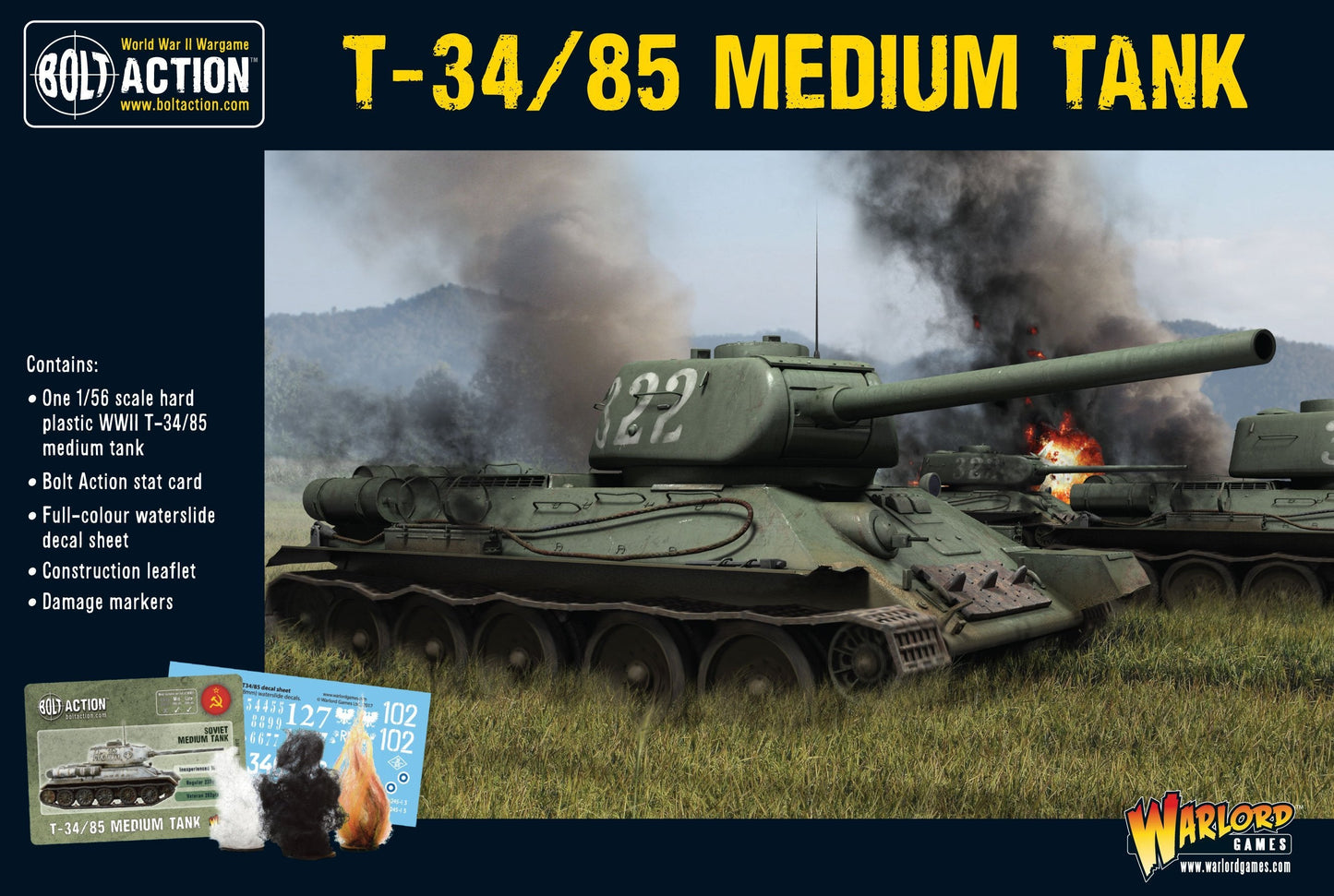 Bolt Action - T34/85 Medium Tank