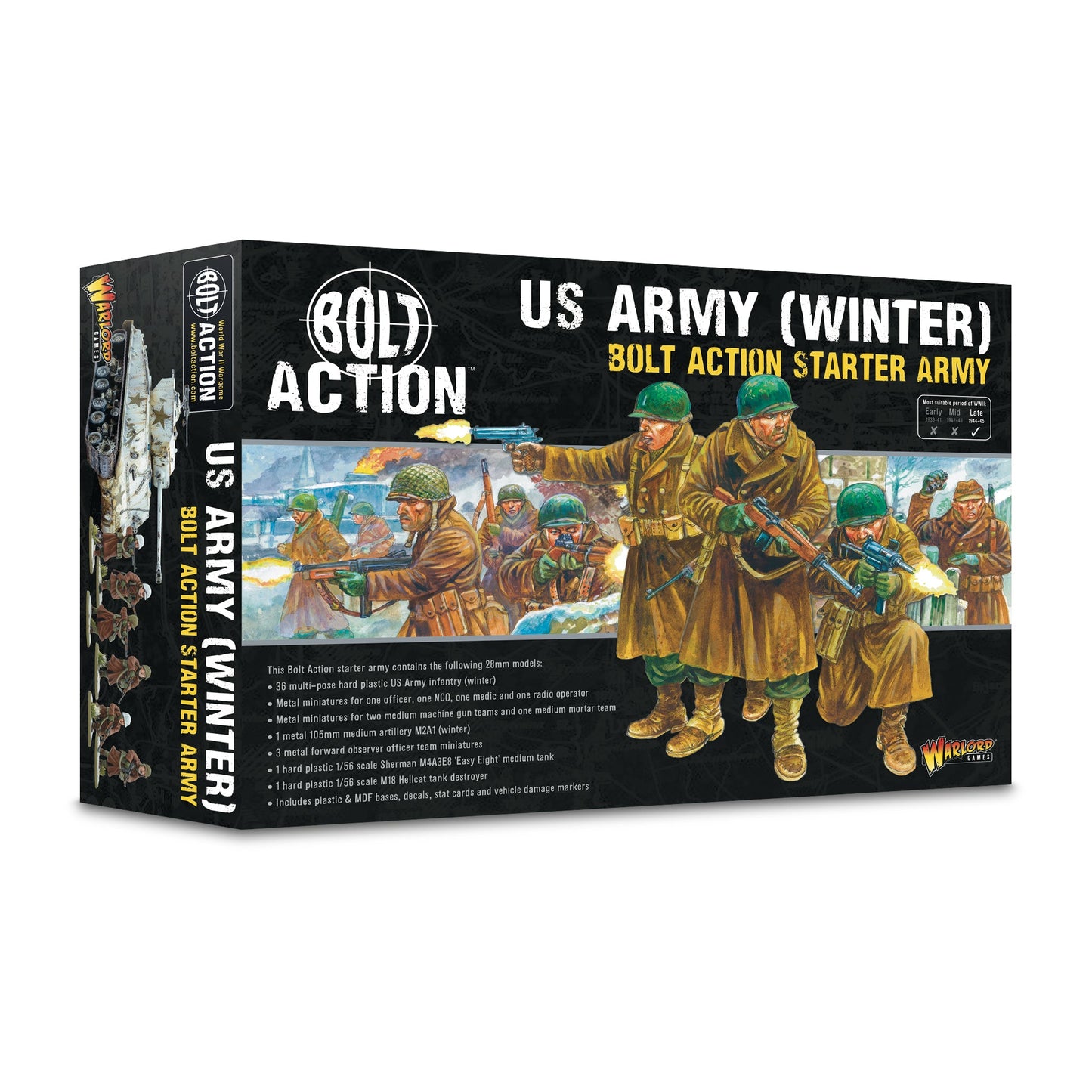 Bolt Action - Defenders of Bastogne: US (Winter) Starter Army