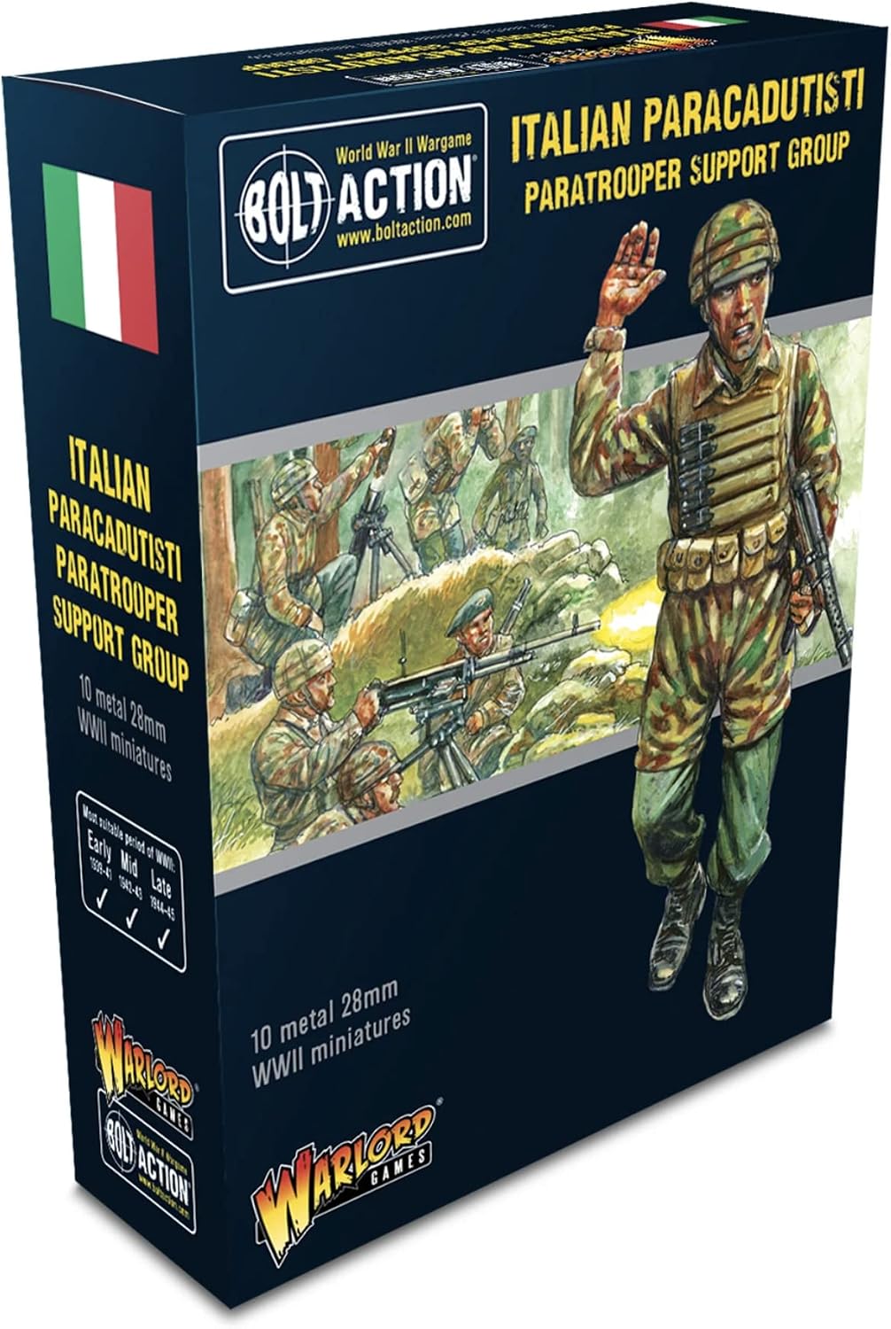 Bolt Action - Italian Paracadutisti Paratrooper Support Group
