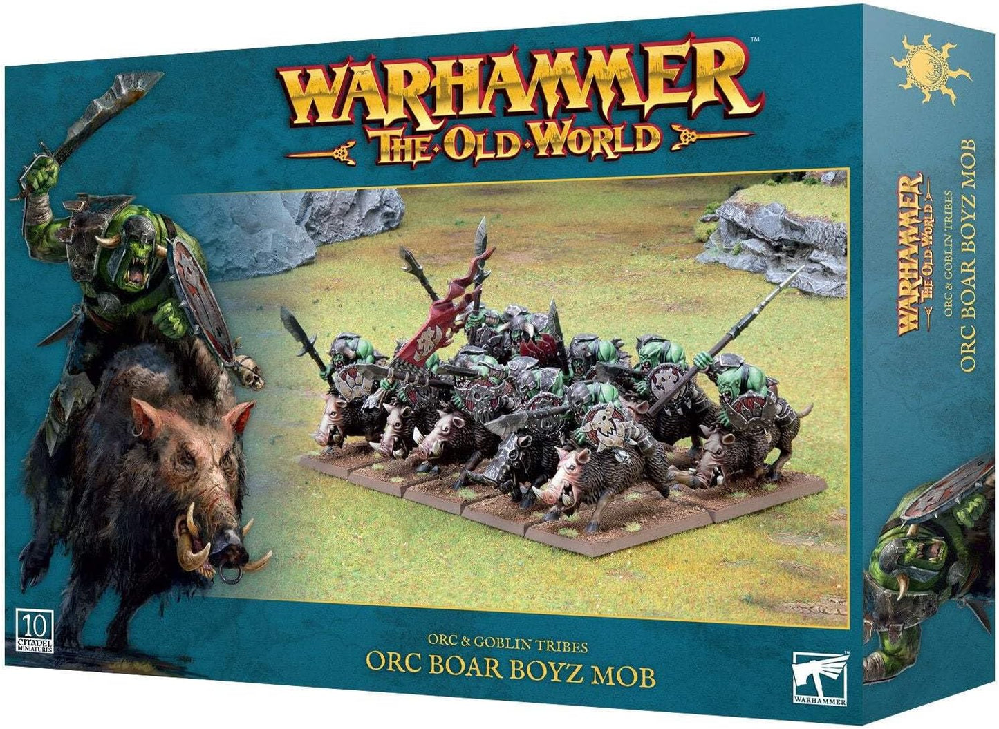Warhammer: The Old World - Orc & Goblin Tribes: Orc Boar Boyz Mob