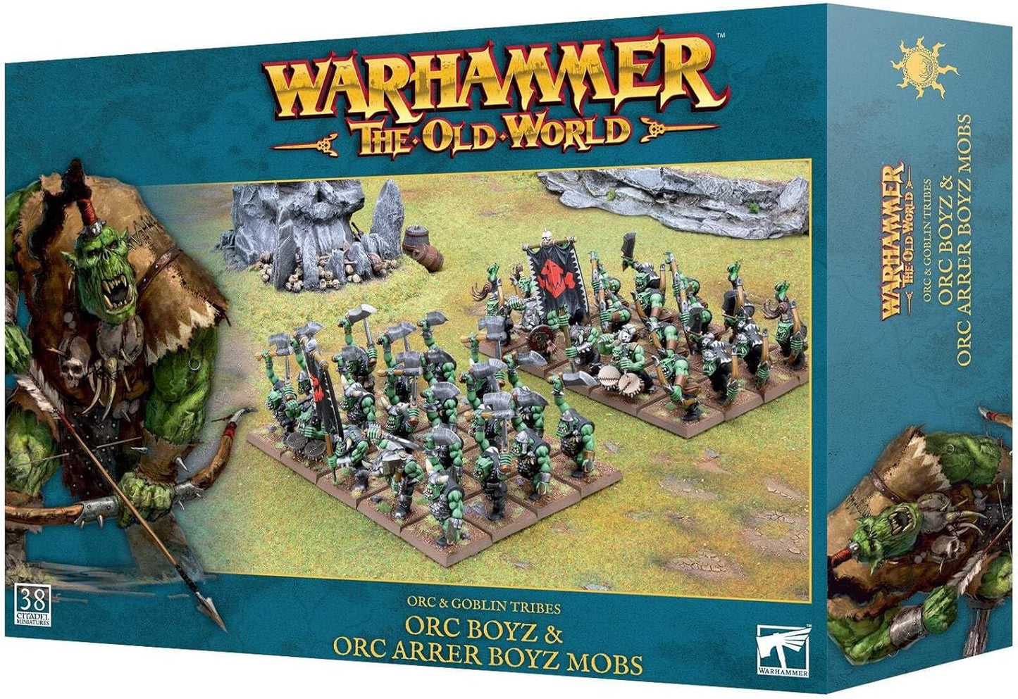 Warhammer: The Old World - Orc & Goblin Tribes: Orc Boyz & Orc Arrer Boyz Mobs