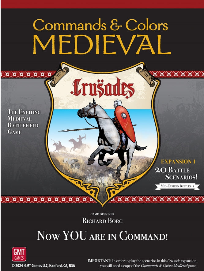 (BSG Certified USED) Commands & Colors: Medieval - Expansion #1: Crusades