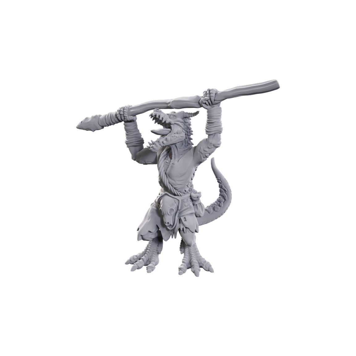 Nolzur's Marvelous Unpainted Miniatures - Limited Edition 50th Anniversary - Kobolds (90732) - Unpainted sculpt view 2