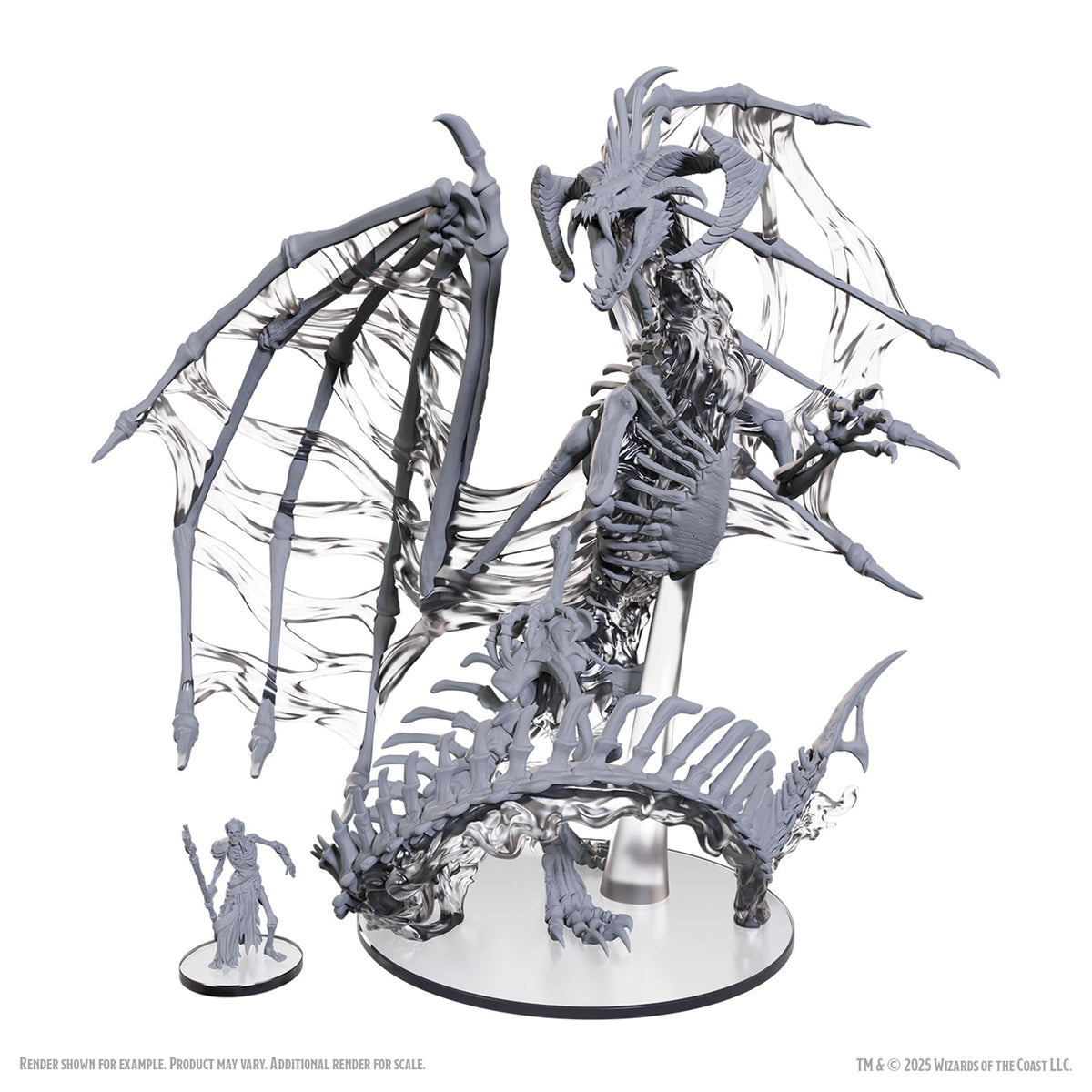 Nolzur's Marvelous Unpainted Miniatures - Black Dracolich