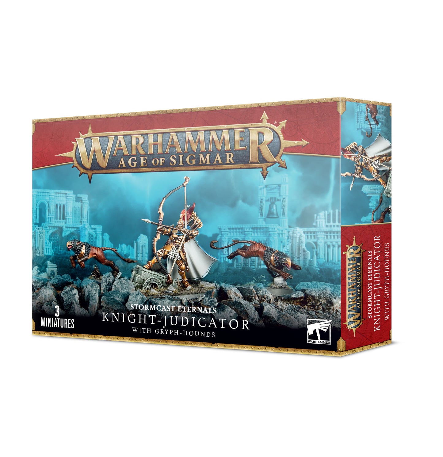 Warhammer: Age of Sigmar - Stormcast Eternals: Knight-Judicator w/ Gryph Hounds
