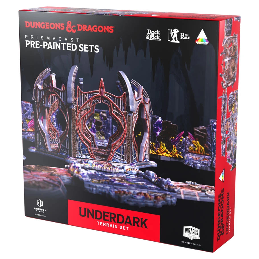 Dungeons & Dragons: Prismacast Pre-Painted Sets - Underdark: Terrain Set