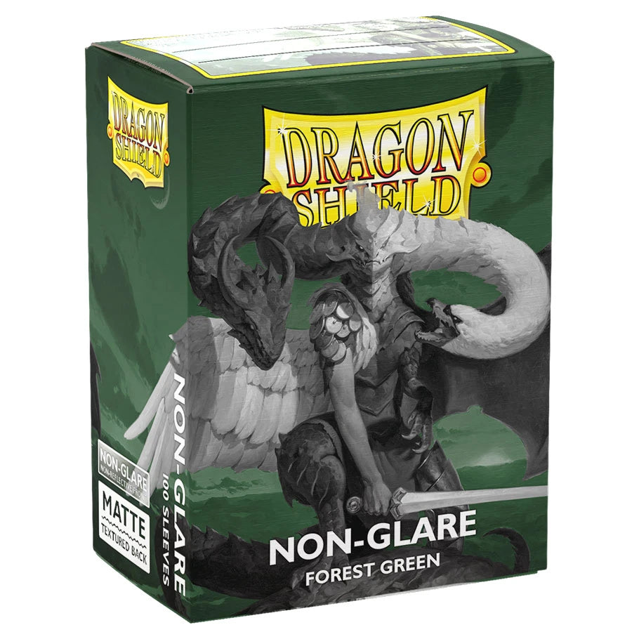 Dragon Shield - Non-Glare Matte: Forest Green (100 sleeves)