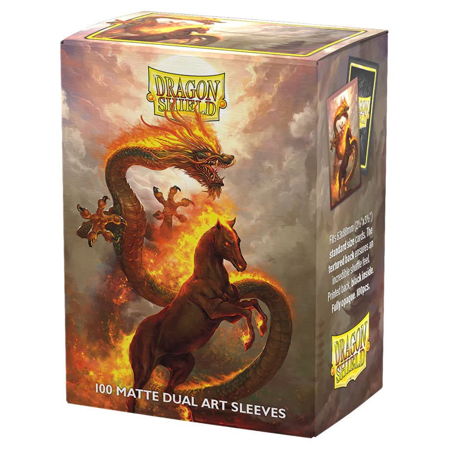 Dragon Shield - Matte Dual Art: Fire Horse 2026 (100 sleeves)