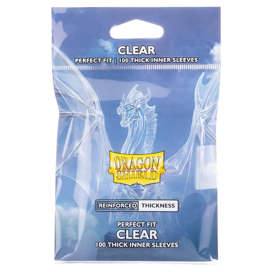 Dragon Shield - Perfect Fit Thick Inner: Clear (100 sleeves)