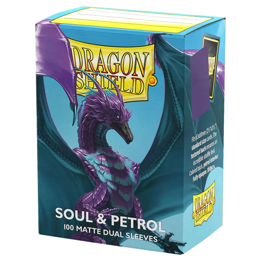 Dragon Shield - Matte Dual: Soul & Petrol (100 sleeves)
