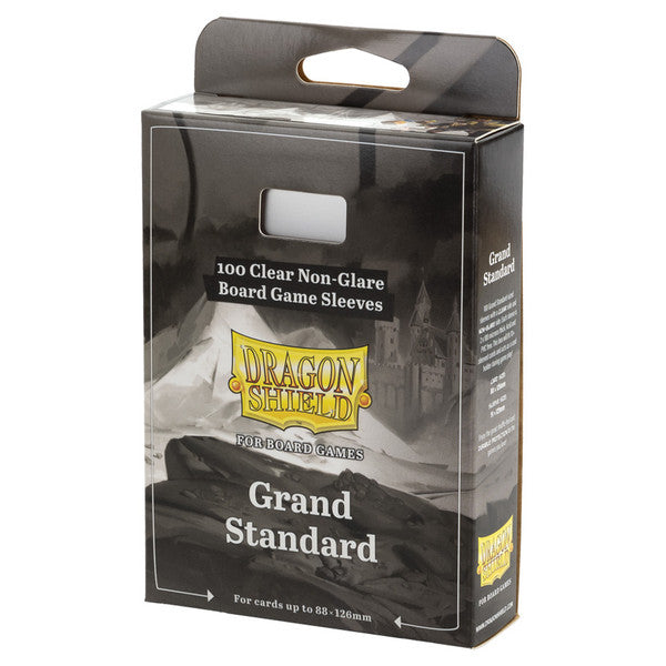 Dragon Shield: Non-Glare Board Game Sleeves - Matte Clear: Grand Standard (100)