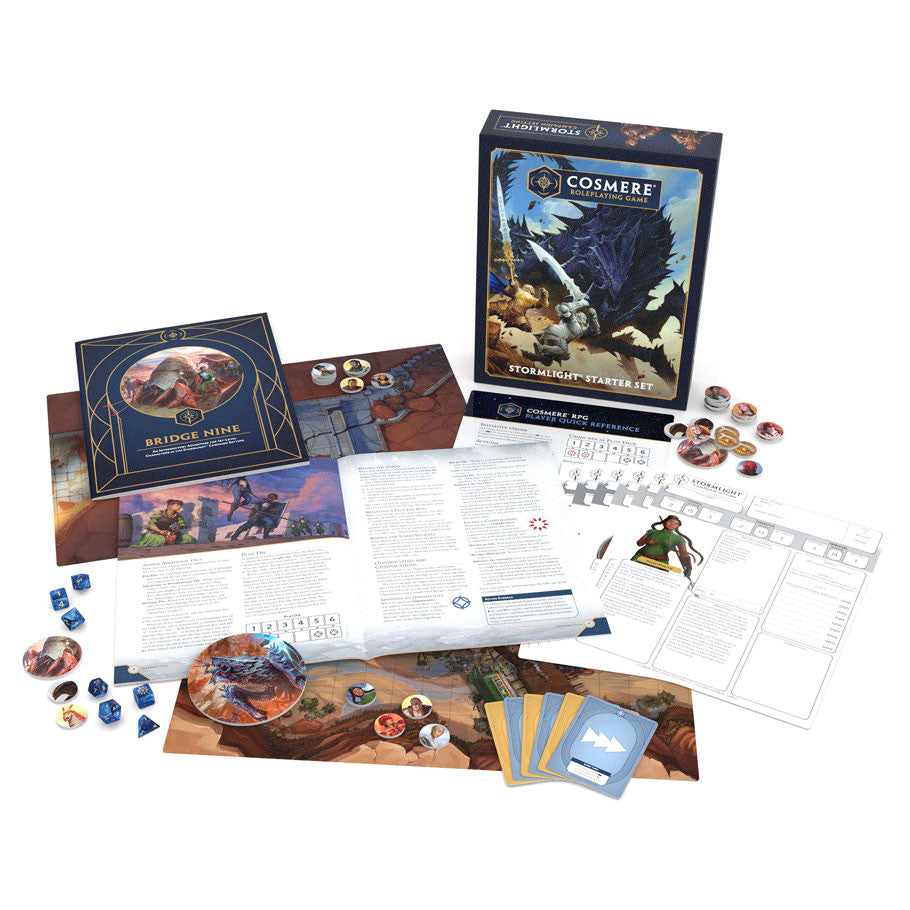 (BSG Certified USED) Cosmere: Role-Playing Game - Stormlight Starter Set