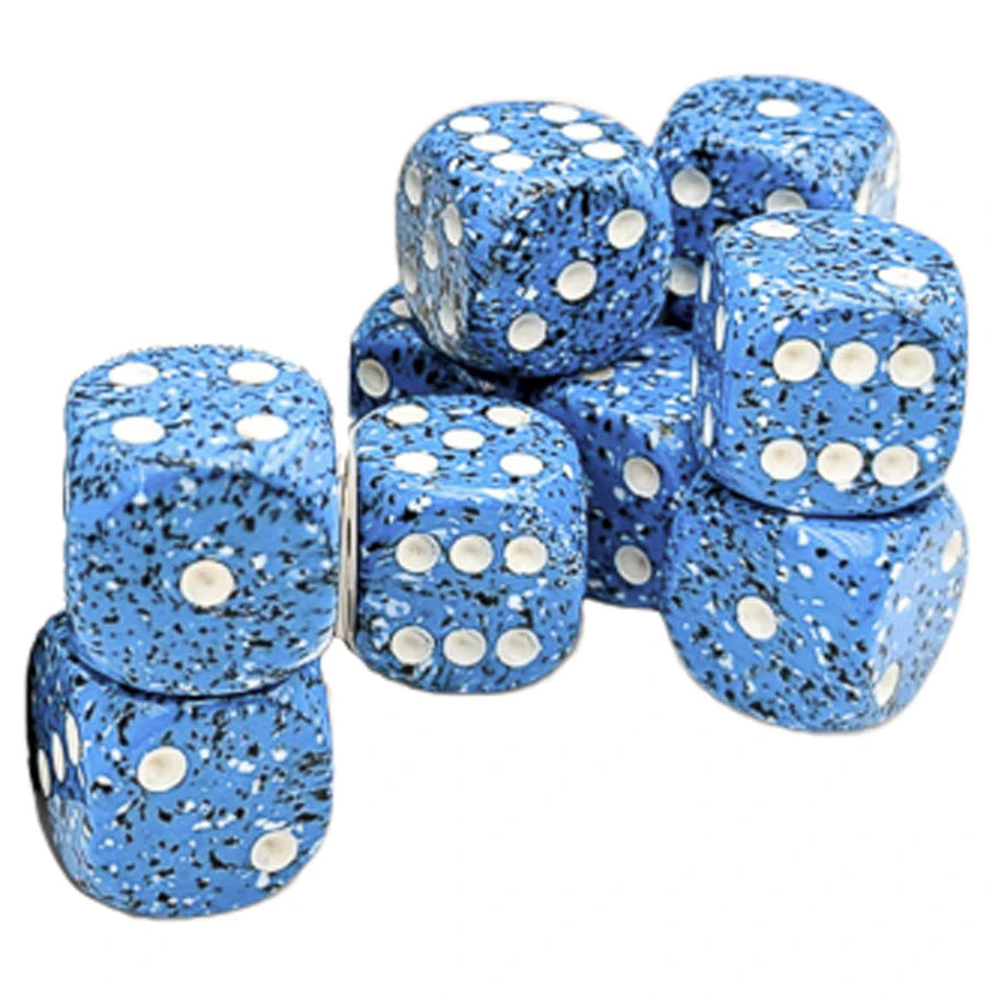 Speckled: 16 mm D6 - Ocean Stone (12 dice)