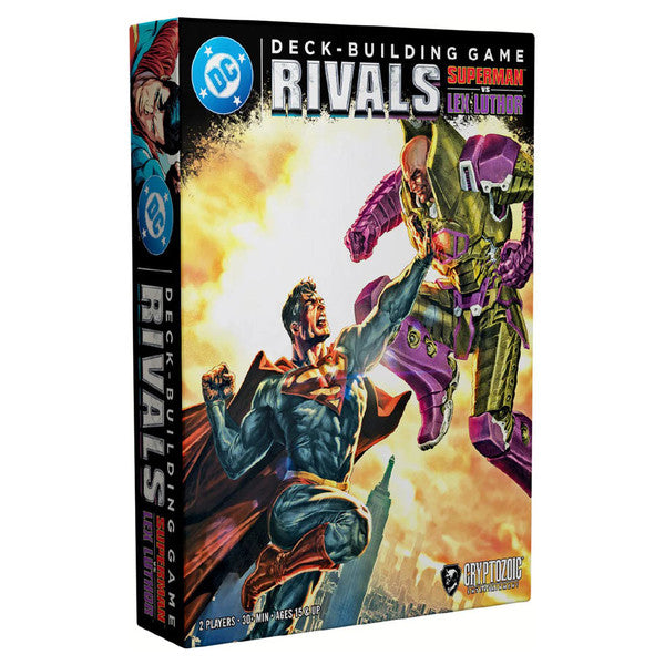 (BSG Certified USED) DC Comics: Deck-Building Game: Rivals - Superman VS Lex Luthor (stand alone or expansion)