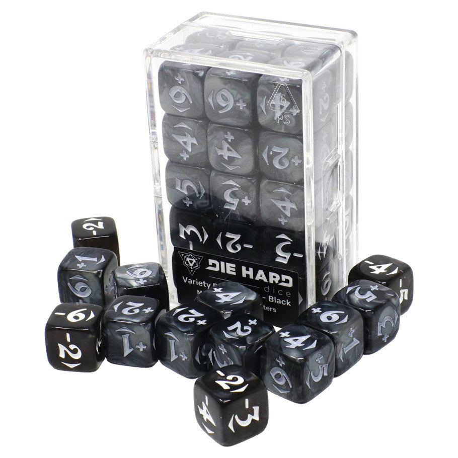 MtG Spindown Counters - Variety Power Pack: Black (30 dice)