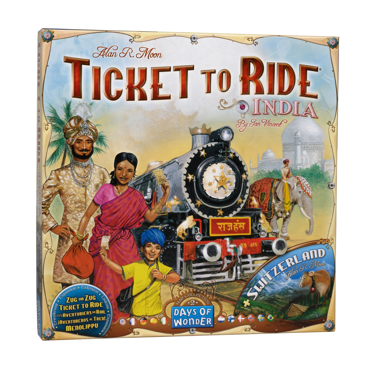 (BSG Certified USED) Ticket to Ride - India: Map Collection #2