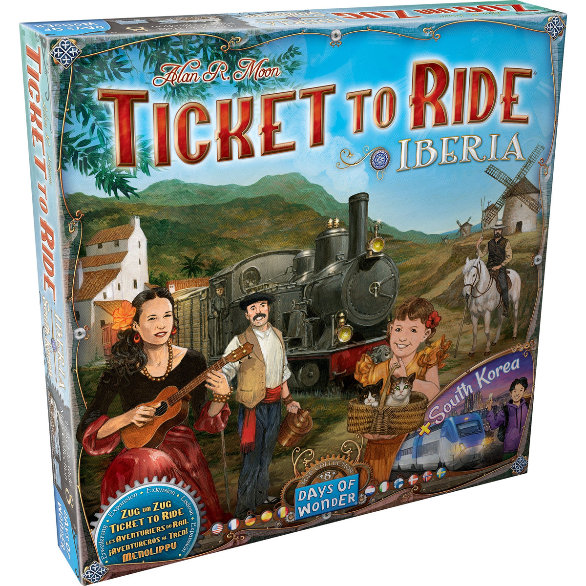 (BSG Certified USED) Ticket to Ride - Iberia & South Korea: Map Collection #8