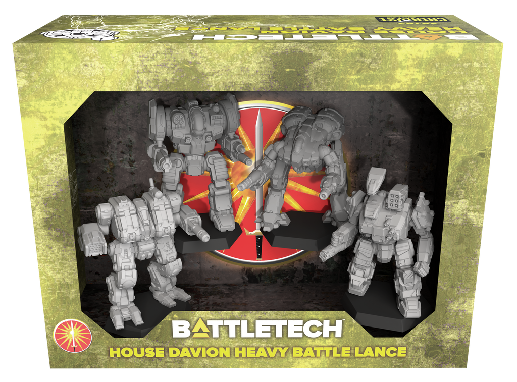 BattleTech - Miniature Force Pack: House Davion Heavy Battle Lance