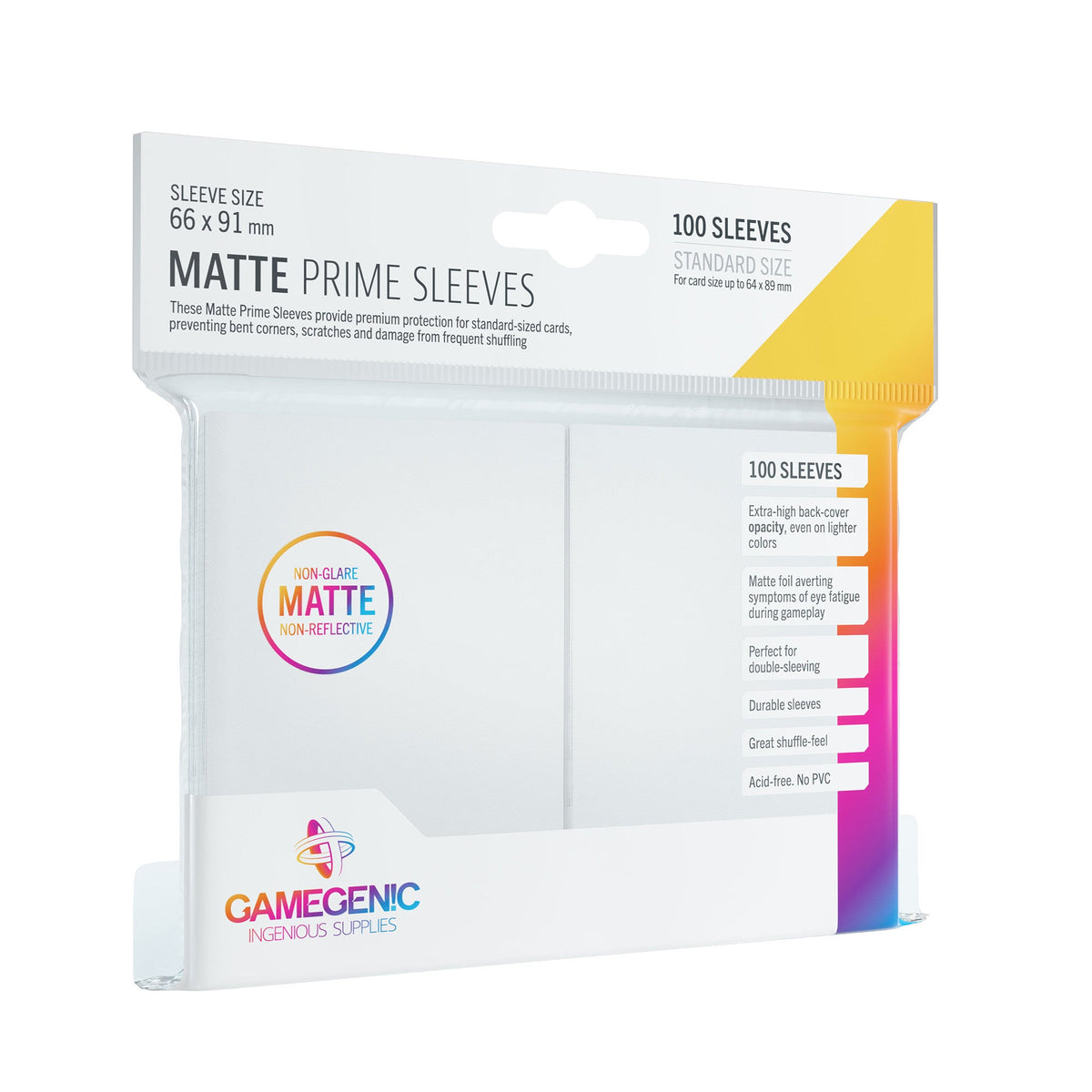 Matte Prime Sleeves - White