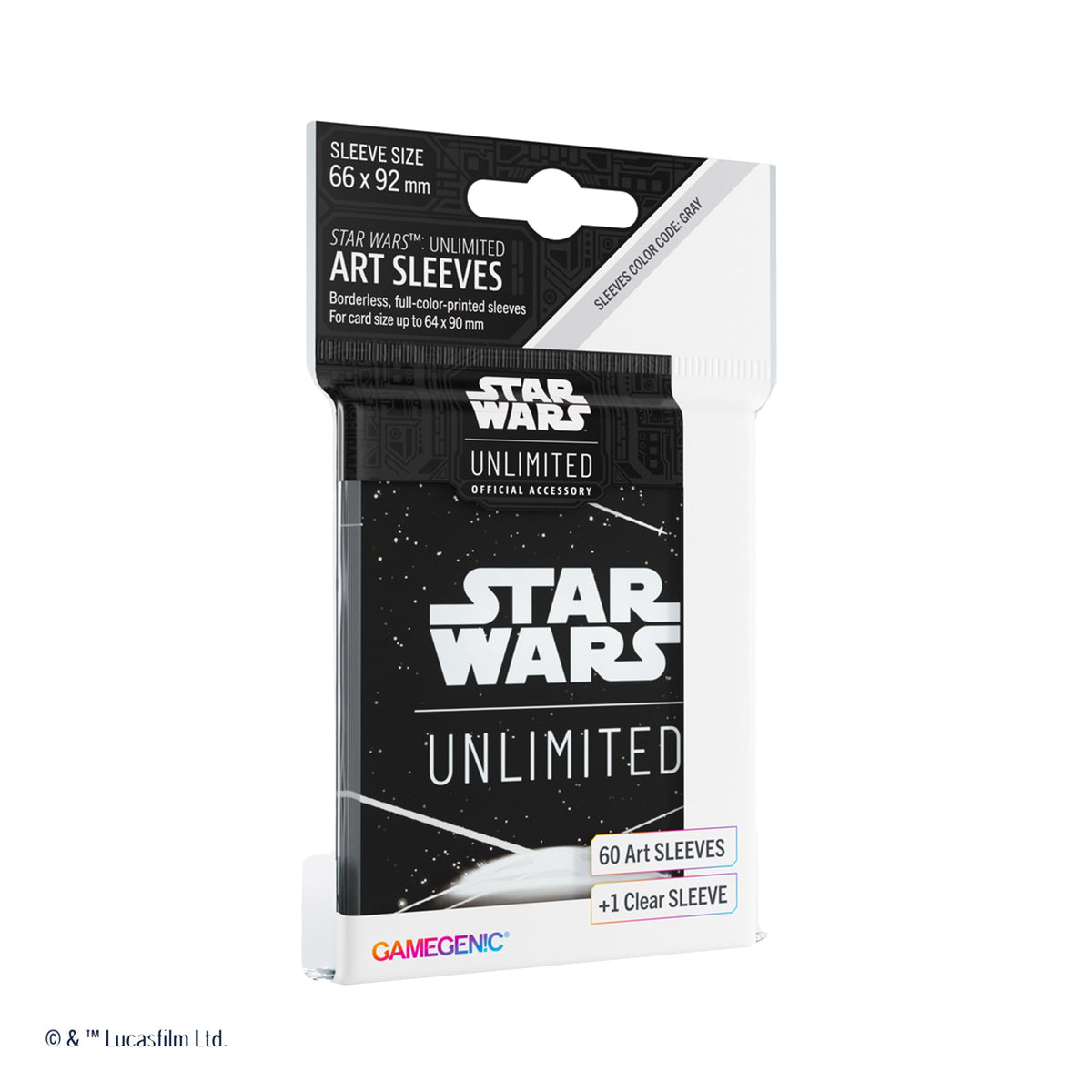 Star Wars: Unlimited Art Sleeves - Card Back White (61 sleeves)