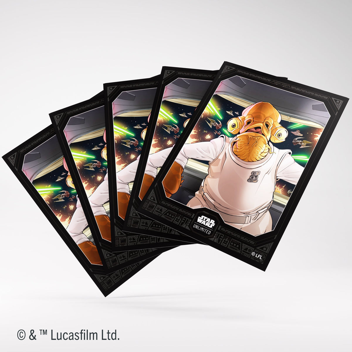 Star Wars: Unlimited Premium Art Sleeves - Admiral Ackbar (62 sleeves)