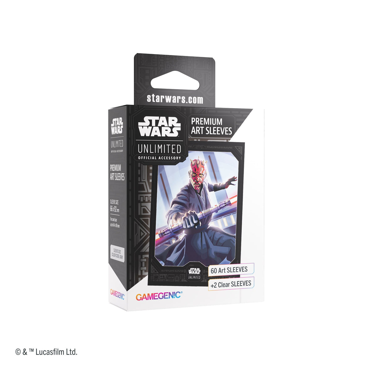 Star Wars: Unlimited Premium Art Sleeves - Darth Maul (62 sleeves)