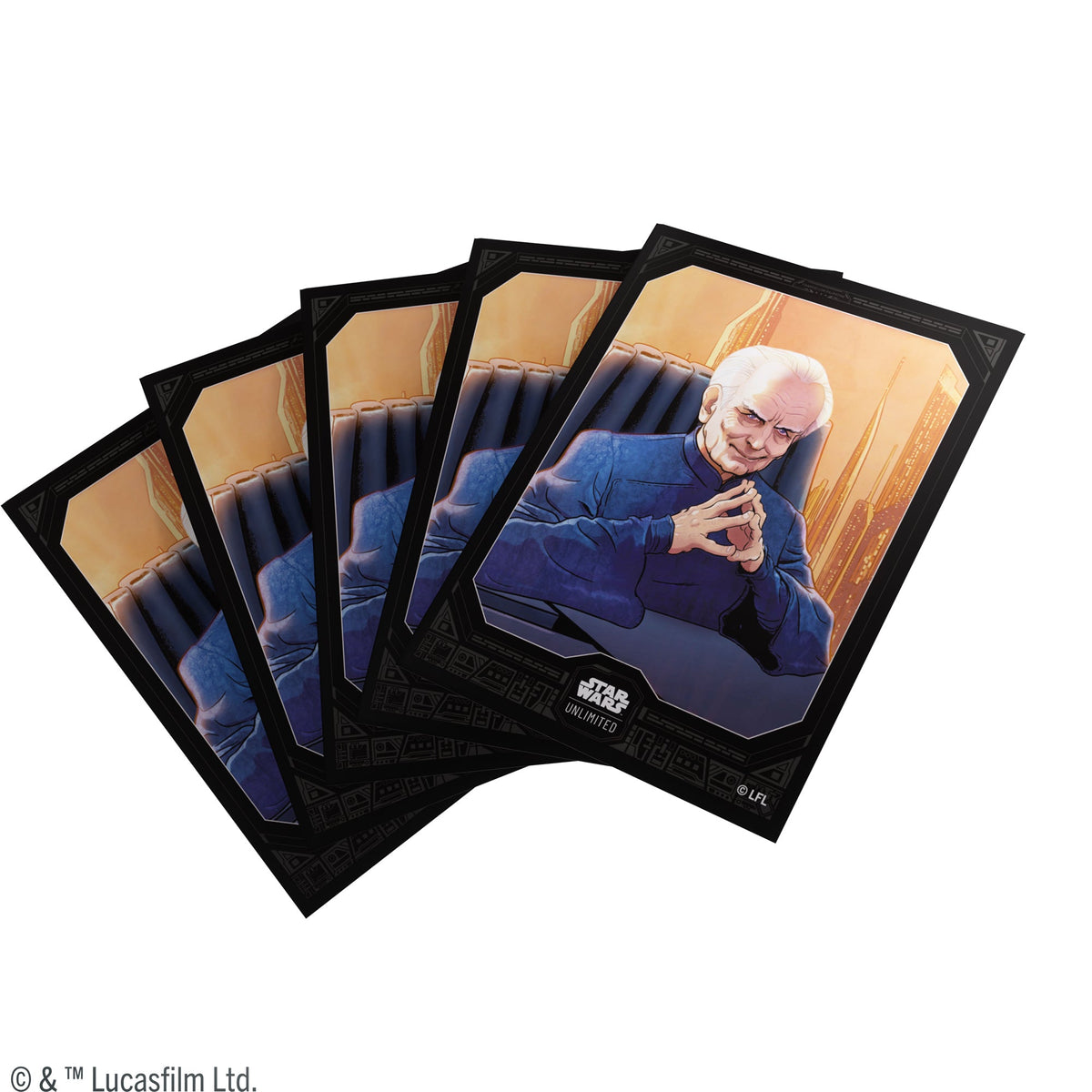 Star Wars: Unlimited Premium Art Sleeves - Chancellor Palpatine (62 sleeves)