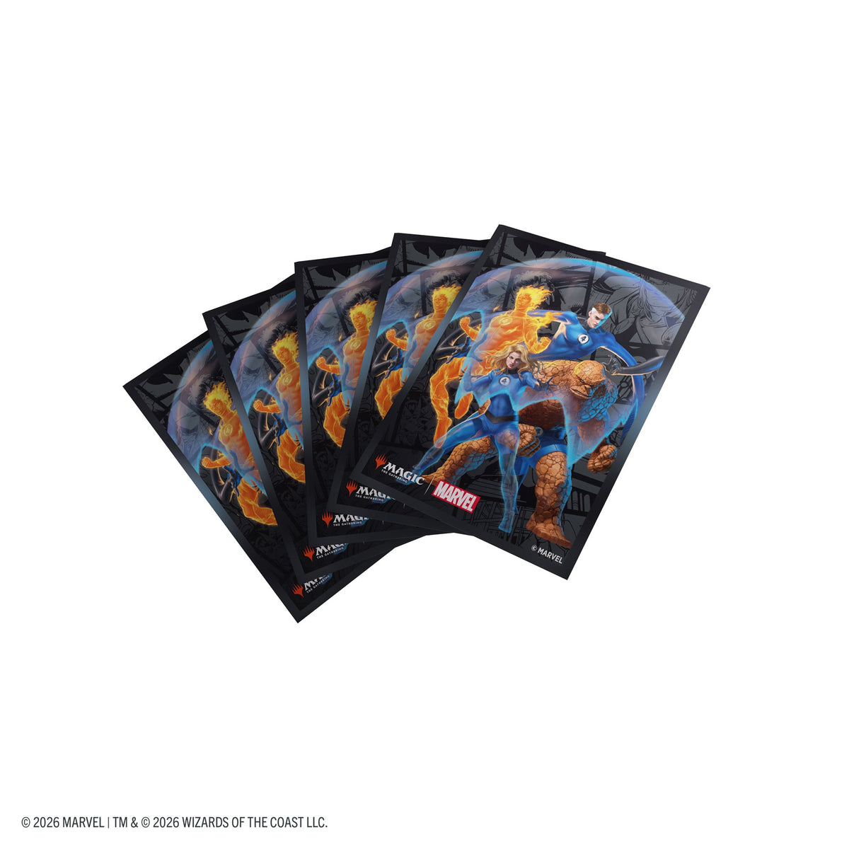 Magic: The Gathering - Marvel Super Heroes: Premium Art Sleeves - The Fantastic Four (105 sleeves)