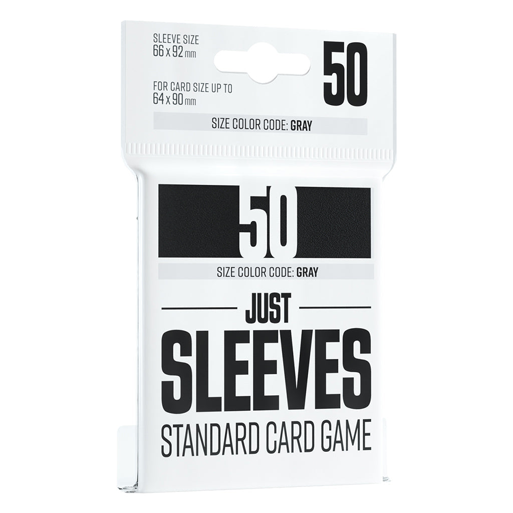 Just Sleeves - Standard Card Game: Black (50 sleeves)