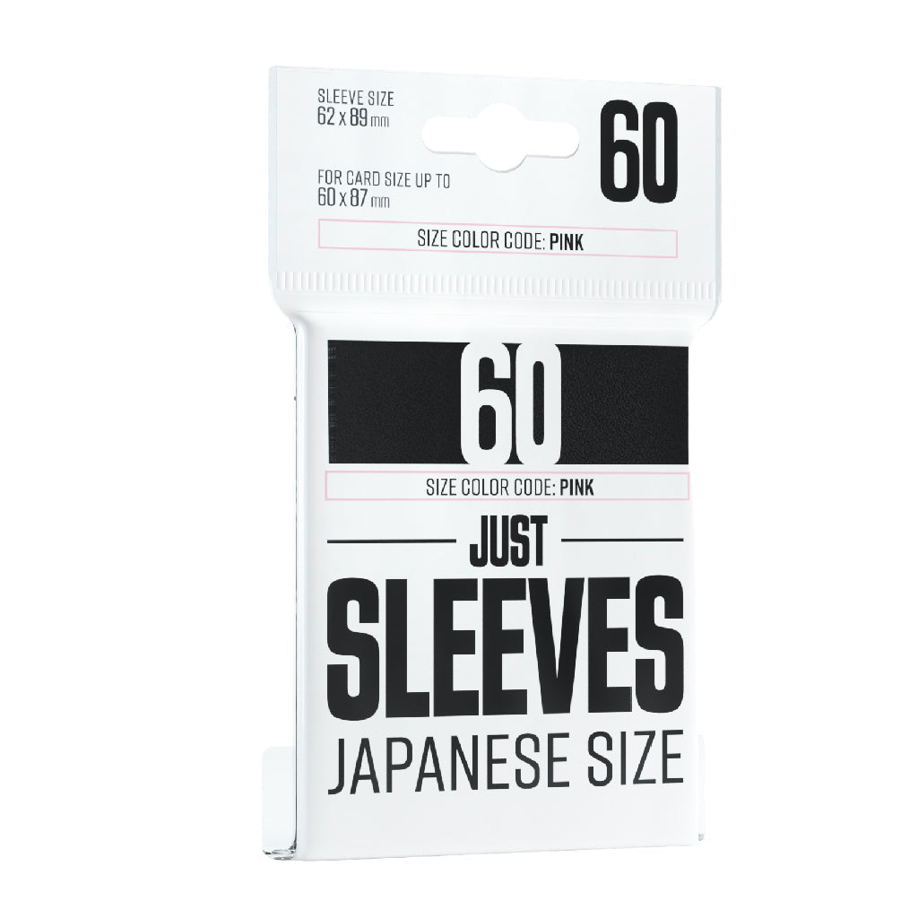 Just Sleeves - Japanese Size: Black (60 sleeves)