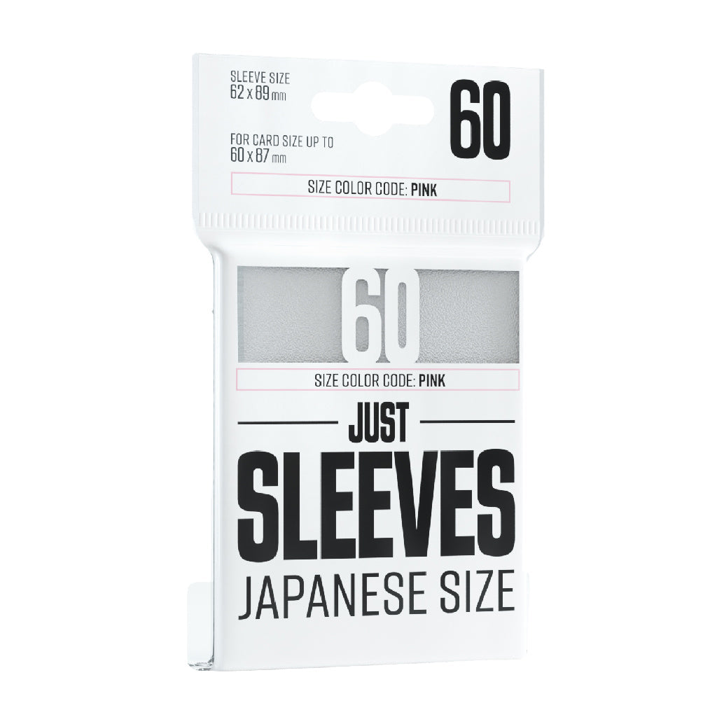 Just Sleeves - Japanese Size: White (60 sleeves)