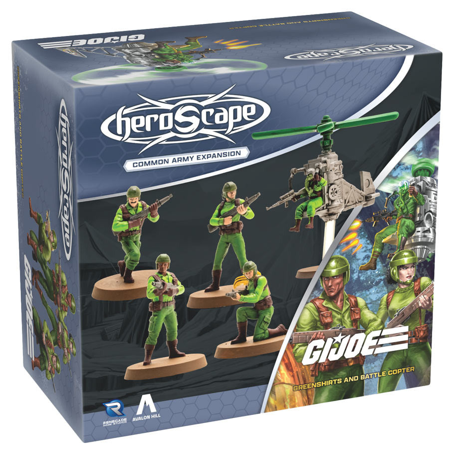 Heroscape: G.I. Joe - Green Shirts & Battle Copter