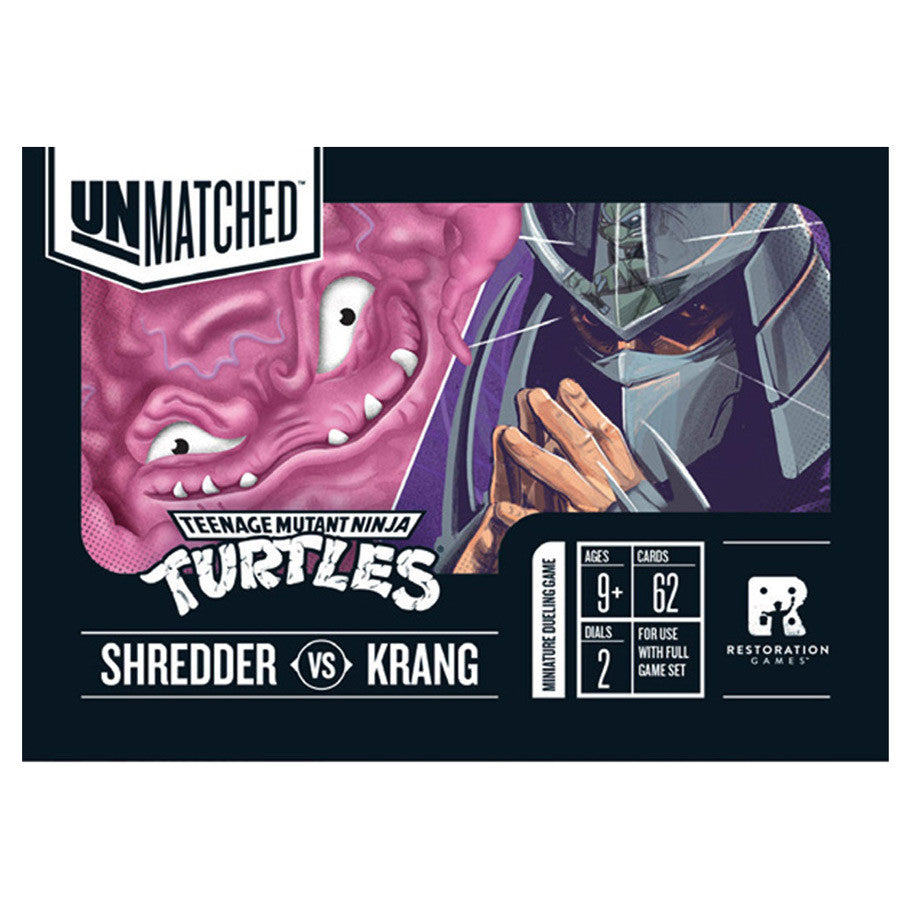 (BSG Certified USED) Unmatched Adventures: Teenage Mutant Ninja Turtles - Shredder vs. Krang