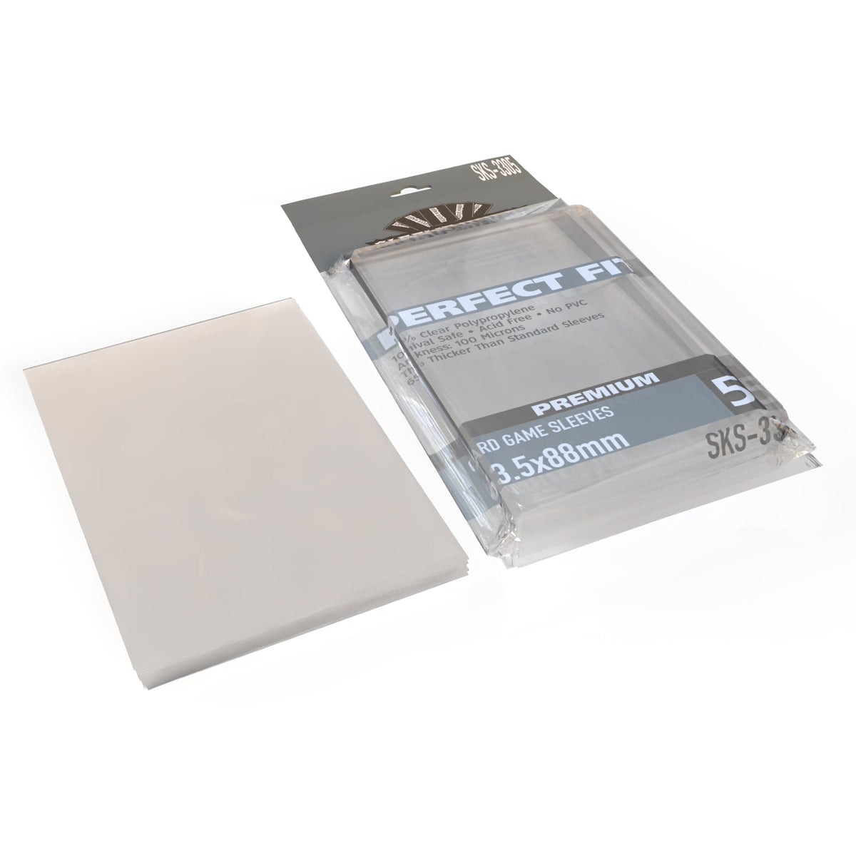 Sleeve Kings - Perfect Fit Premium Card Game Sleeves (63.5 x 88 mm, 55 sleeves)