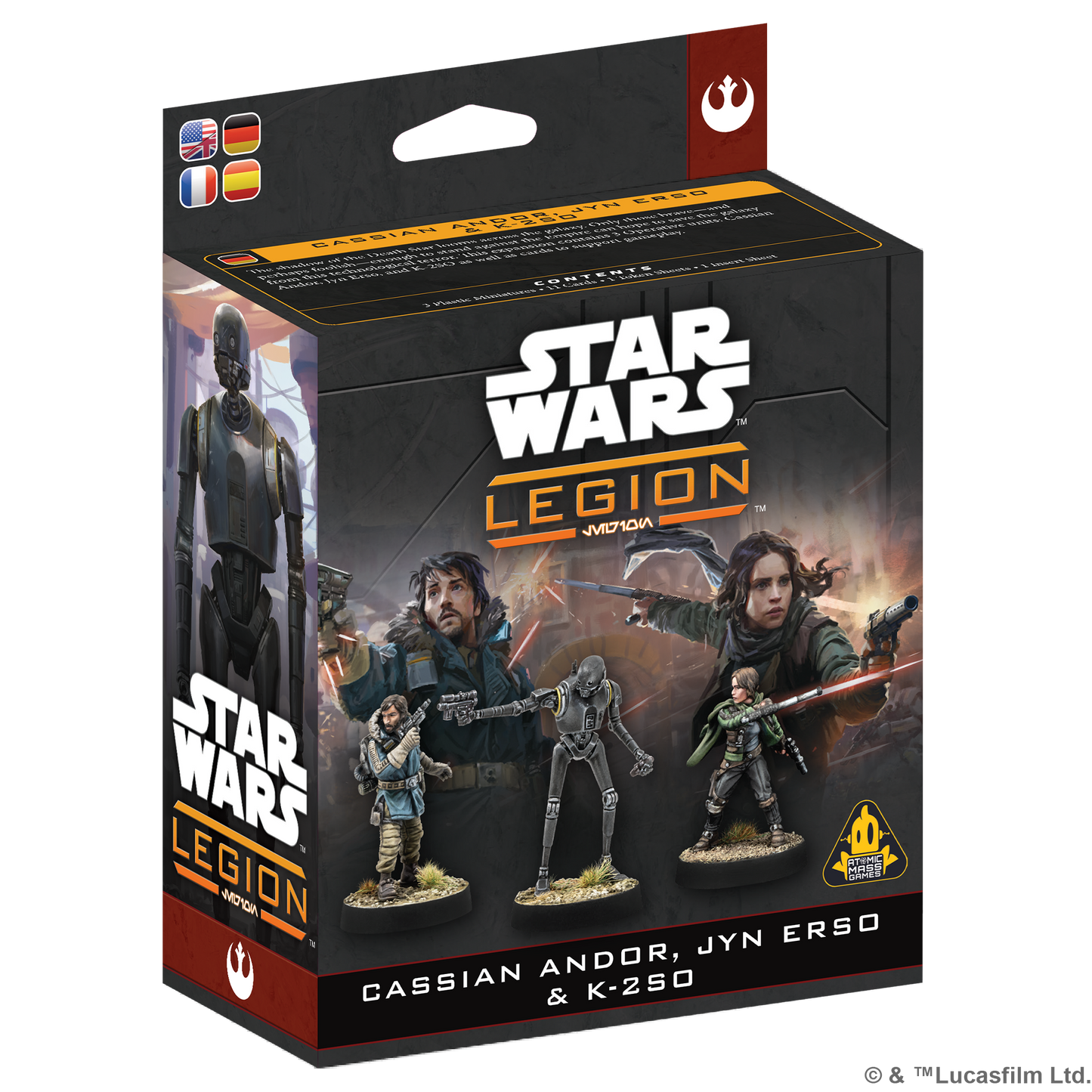 Star Wars: Legion - Rebel Alliance: Cassian Andor, Jyn Erso & K-2SO
