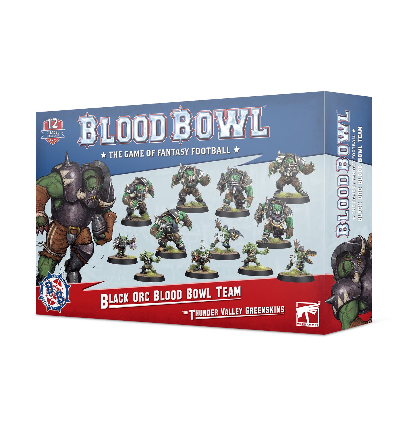 Blood Bowl - Black Orc Team: The Thunder Valley Greenskins