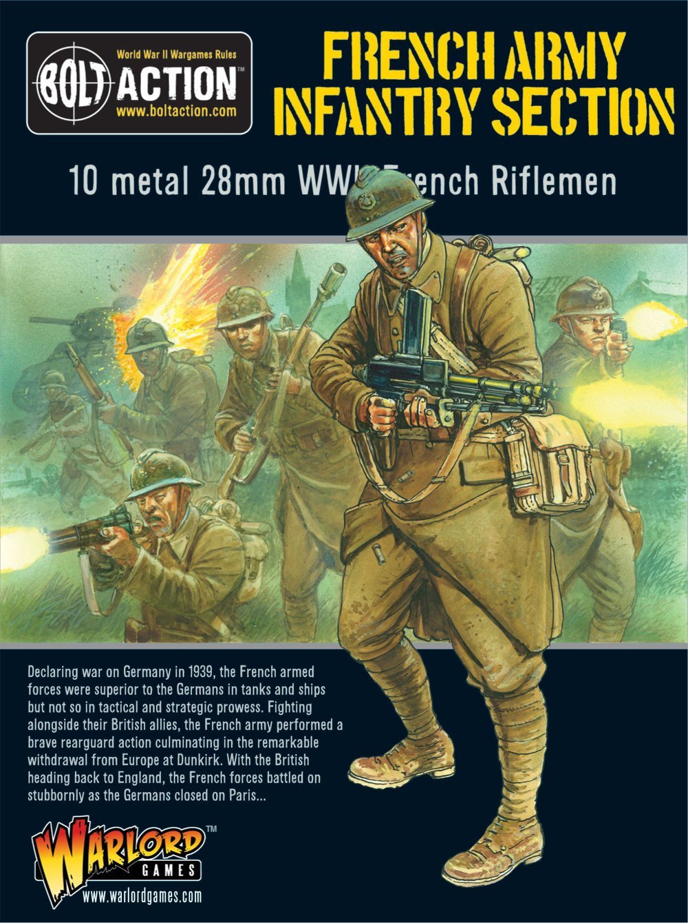 Bolt Action - French Army Infantry Section: WWII French Riflemen
