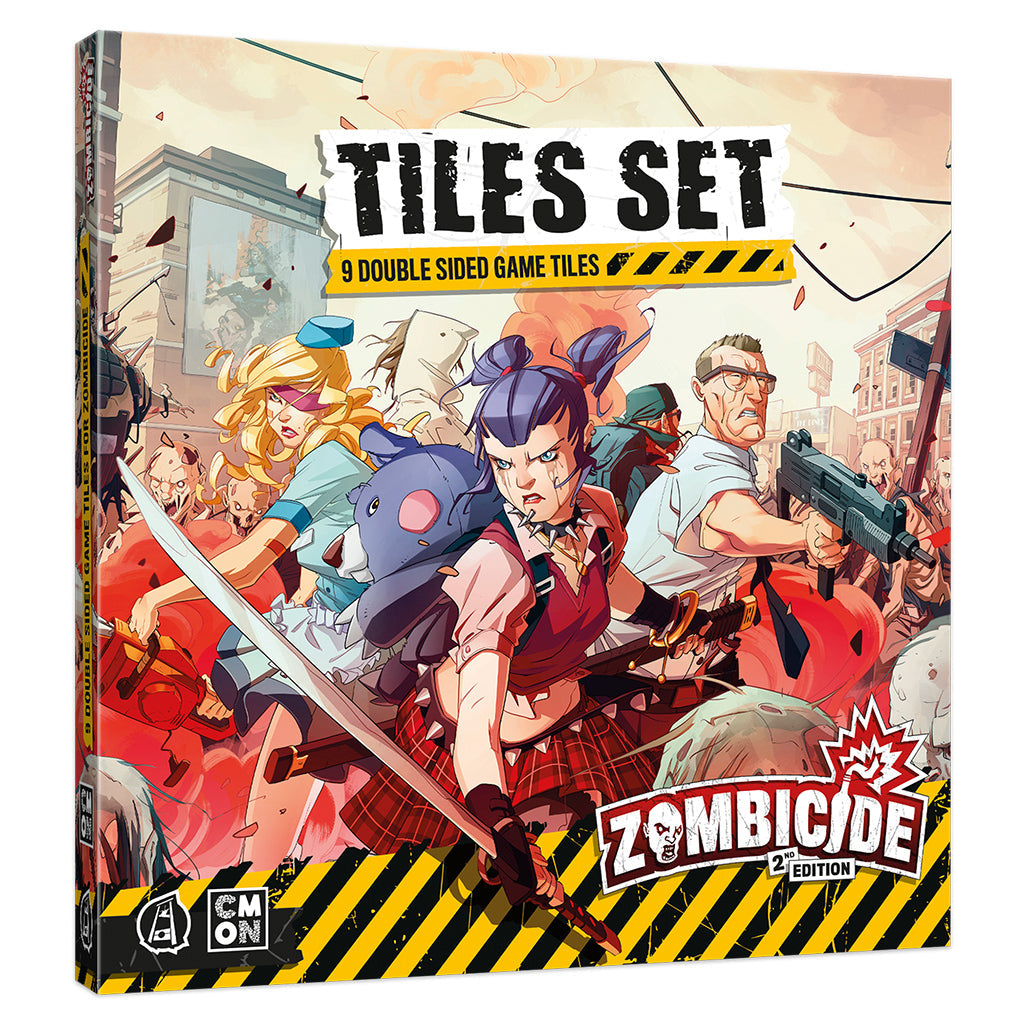 (BSG Certified USED) Zombicide: 2nd Edition - Tiles Set