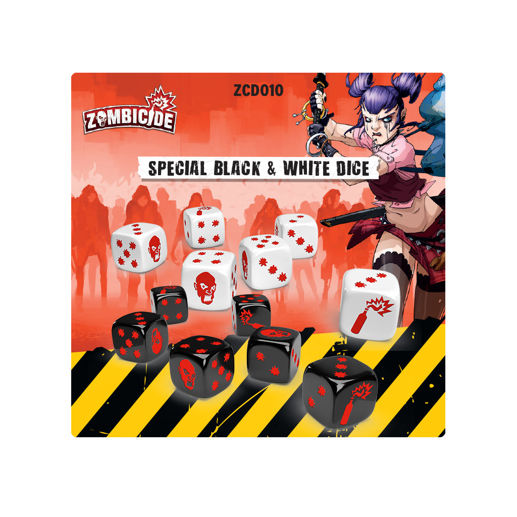 Zombicide: 2nd Edition - Special Black & White Dice