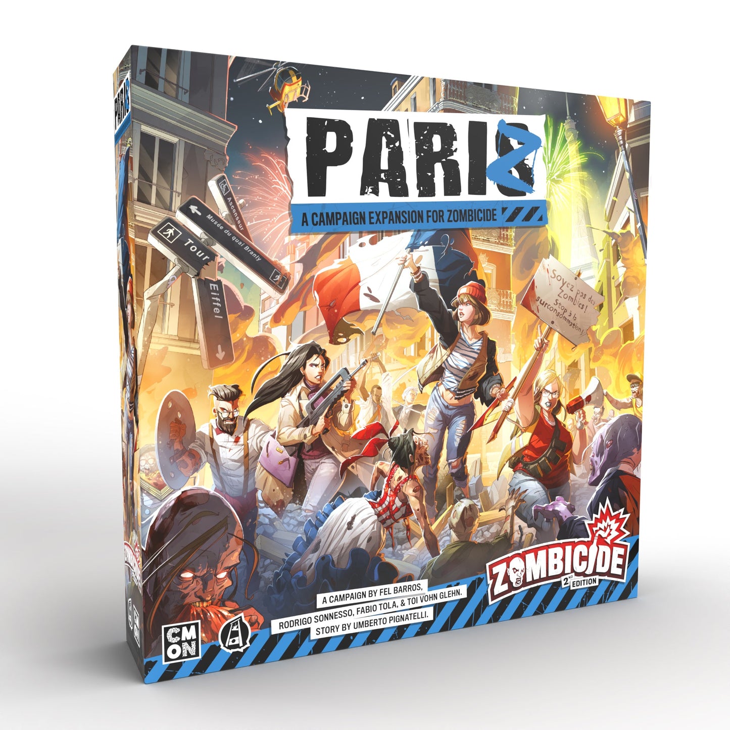 (BSG Certified USED) Zombicide: 2nd Edition - PariZ