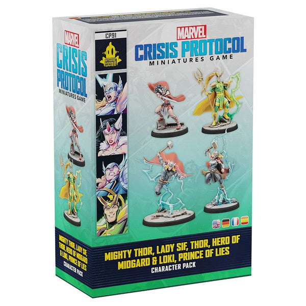 Marvel: Crisis Protocol - Mighty Thor, Lady Sif, Thor: Hero of Midgard & Loki: Prince of Lies