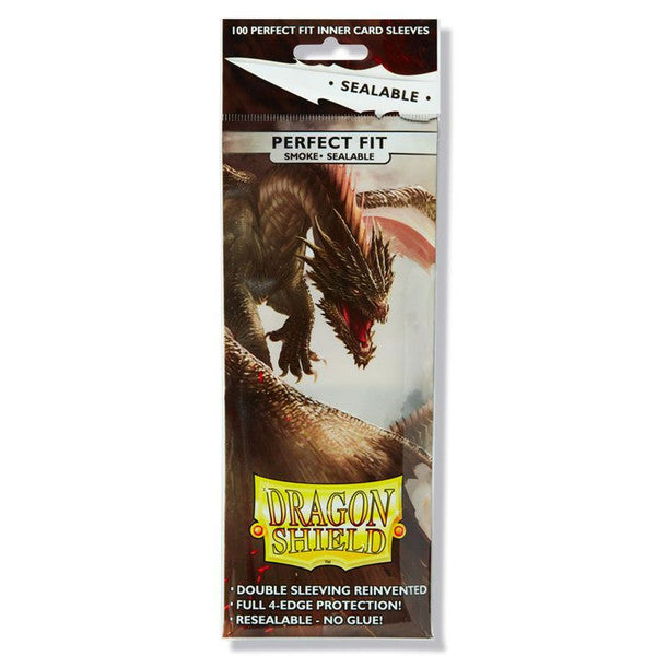 Dragon Shield: Perfect Fit - Sealable Smoke (100)