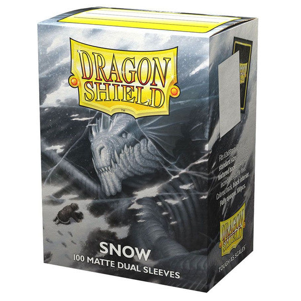 Dragon Shield - Matte Dual: Snow (100 sleeves)