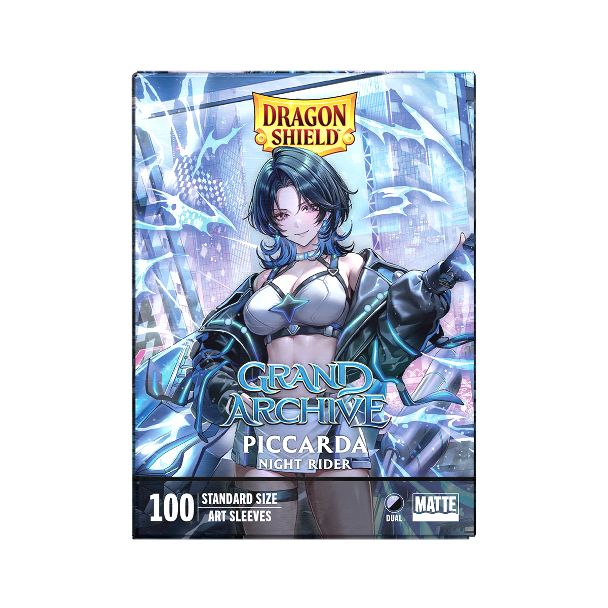 Dragon Shield - Grand Archive: Piccarda, Night Rider Sleeves (100 sleeves)