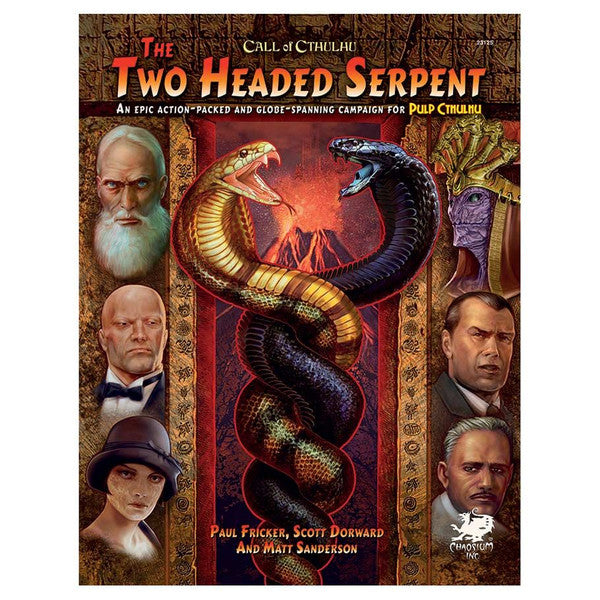 (BSG Certified USED) Call of Cthulhu - Pulp Cthulhu: The Two-Headed Serpent