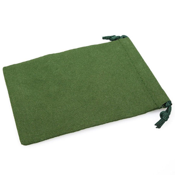 Green Velour Dice Pouch (small)