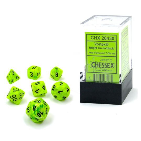 Vortex: Mini Poly - Bright Green/Black Black Light Reactive (7)