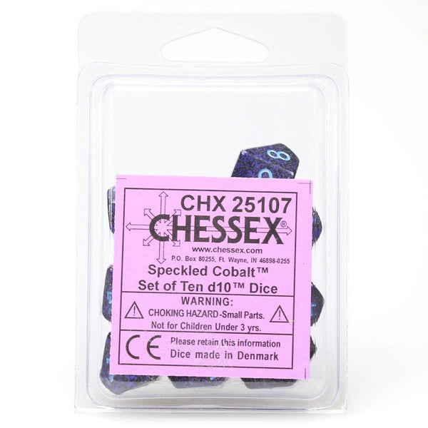 Speckled: D10 - Cobalt (10 dice)