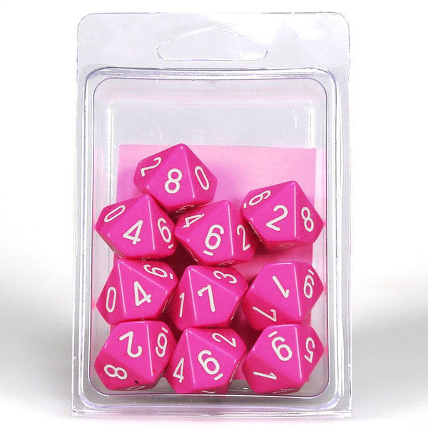 Opaque: D10 Pink/White (10)