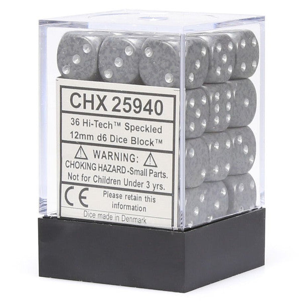 Speckled: 12mm D6 - Hi-tech (36)